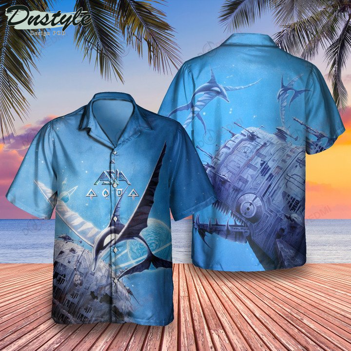 Asia Band Aqua Hawaiian Shirt