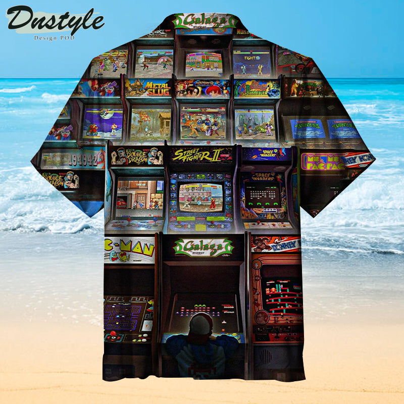 Nostalgic Arcade GameHawaiian Shirt