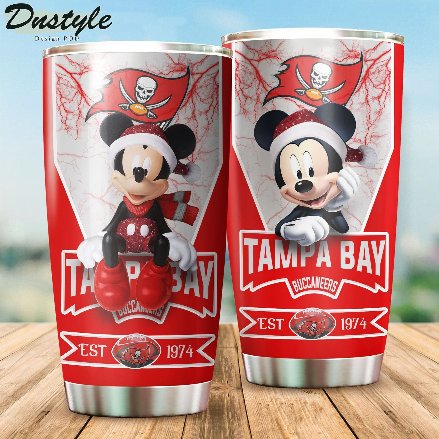 Tampa Bay Buccaneers Mickey Mouse Tumbler