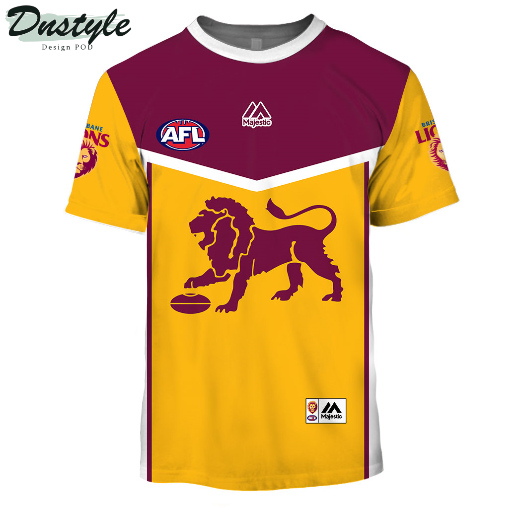 Brisbane Lions FC AFL Version 6 Custom Hoodie Tshirt