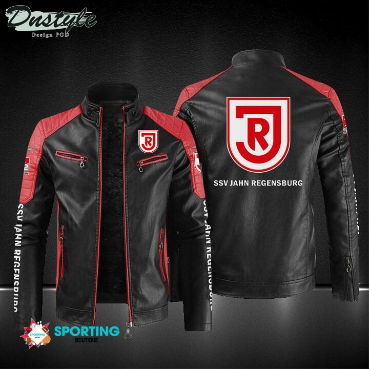 Jahn Regensburg Block Sport Leather Jacket