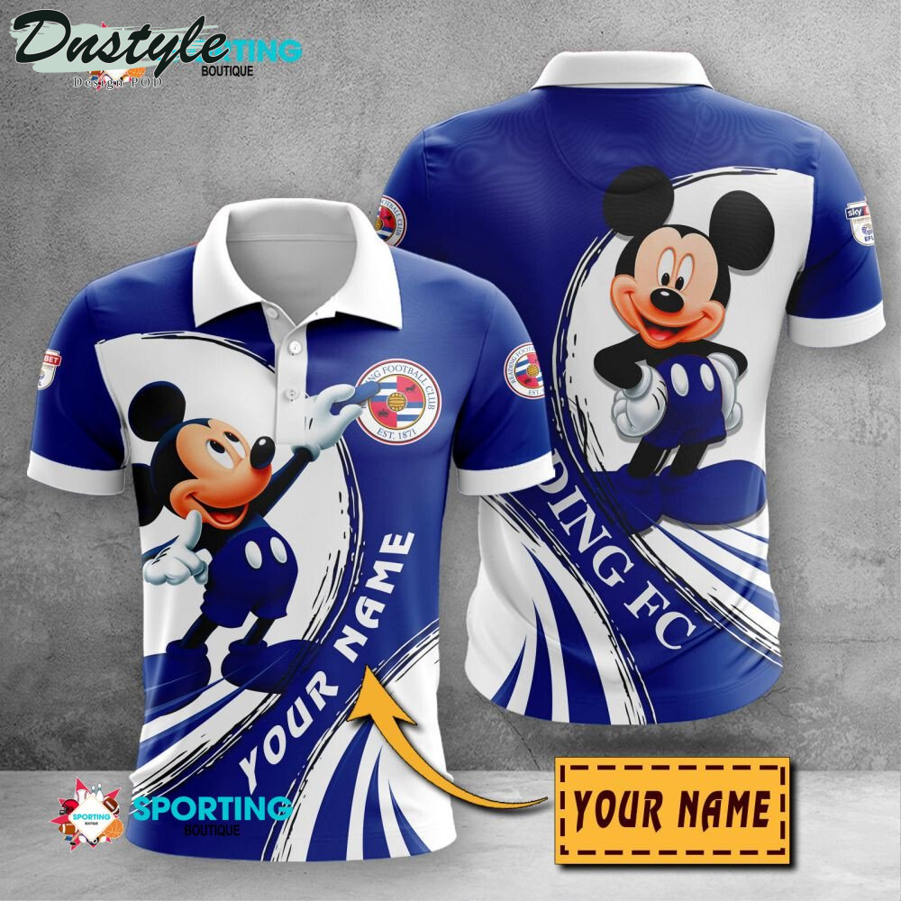 Reading F.C Mickey Mouse Personalized Polo Shirt