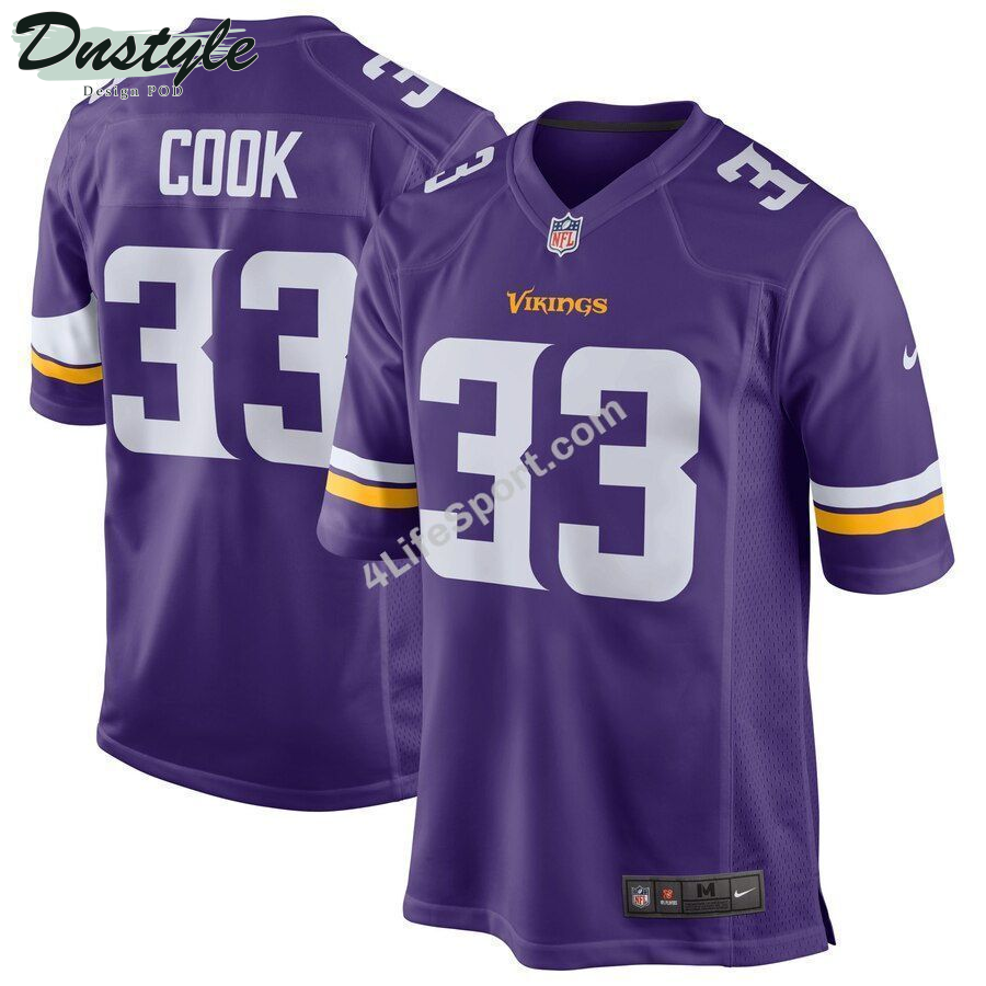 Dalvin Cook 33 Minnesota Vikings Purple Football Jersey