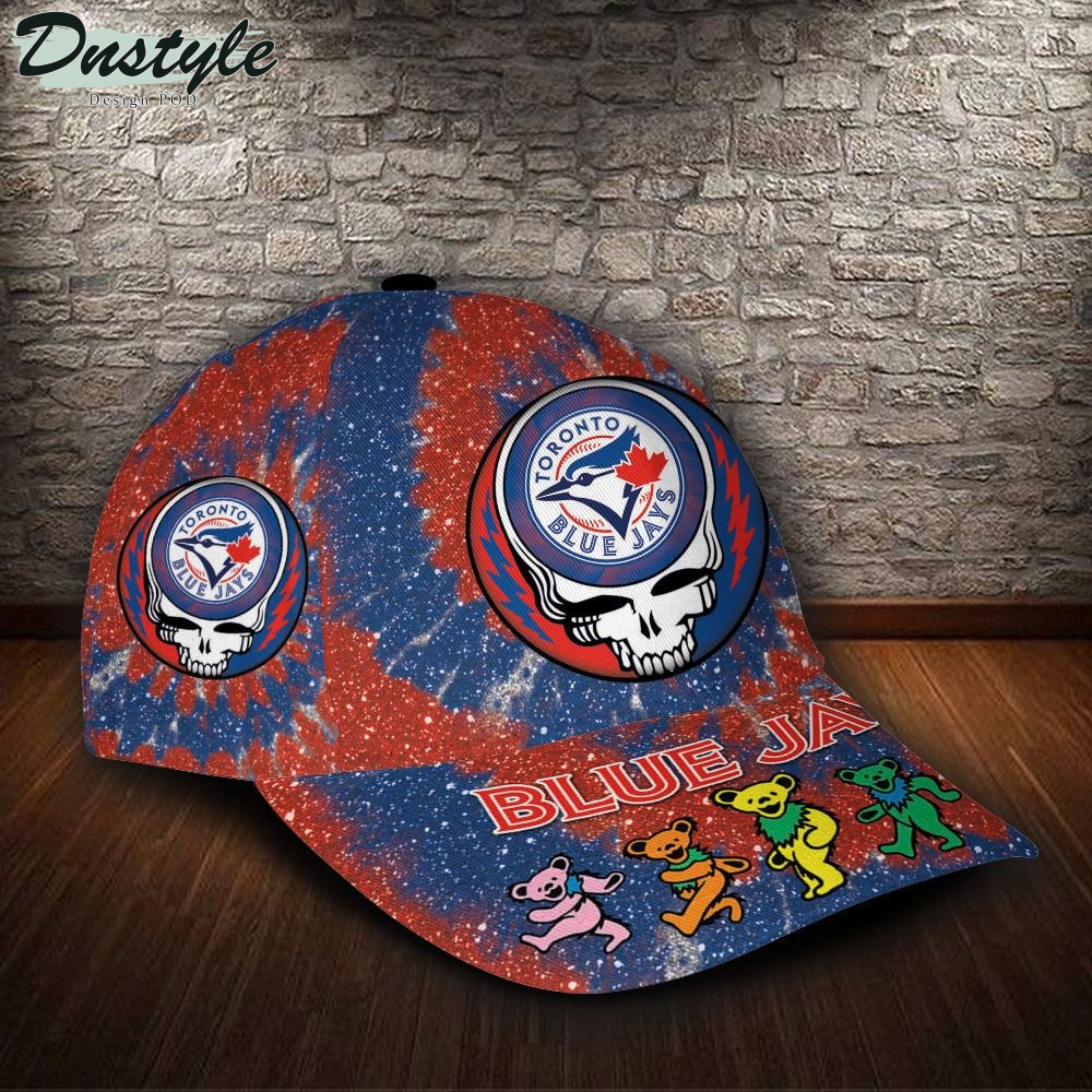 Toronto Blue Jays And Grateful Dead Band Baseball Classic Cap