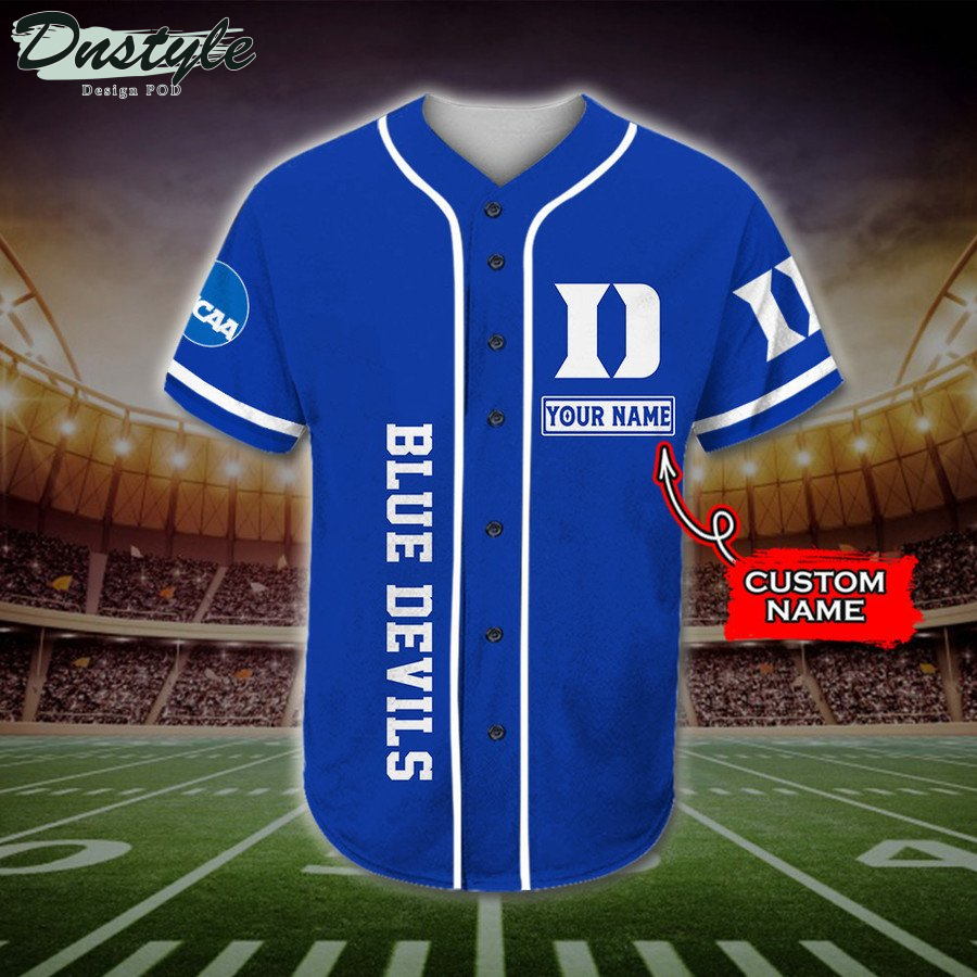 Personalized Duke Blue Devils Jack Daniel’s Baseball Jersey