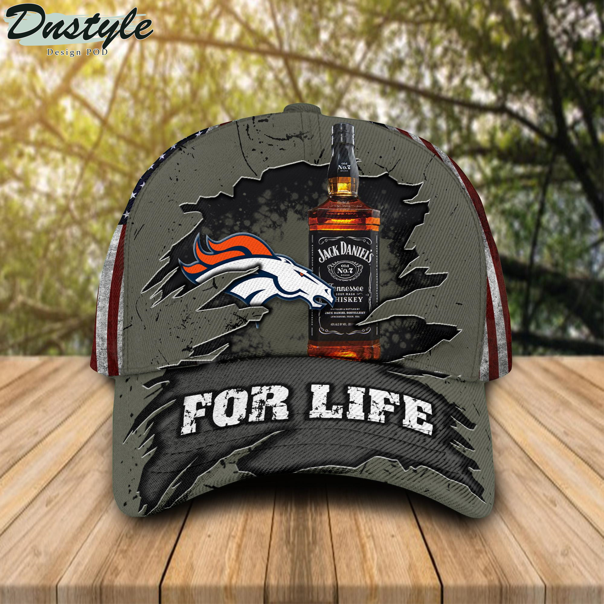 Denver Broncos Jack Daniels For Life Classic Cap