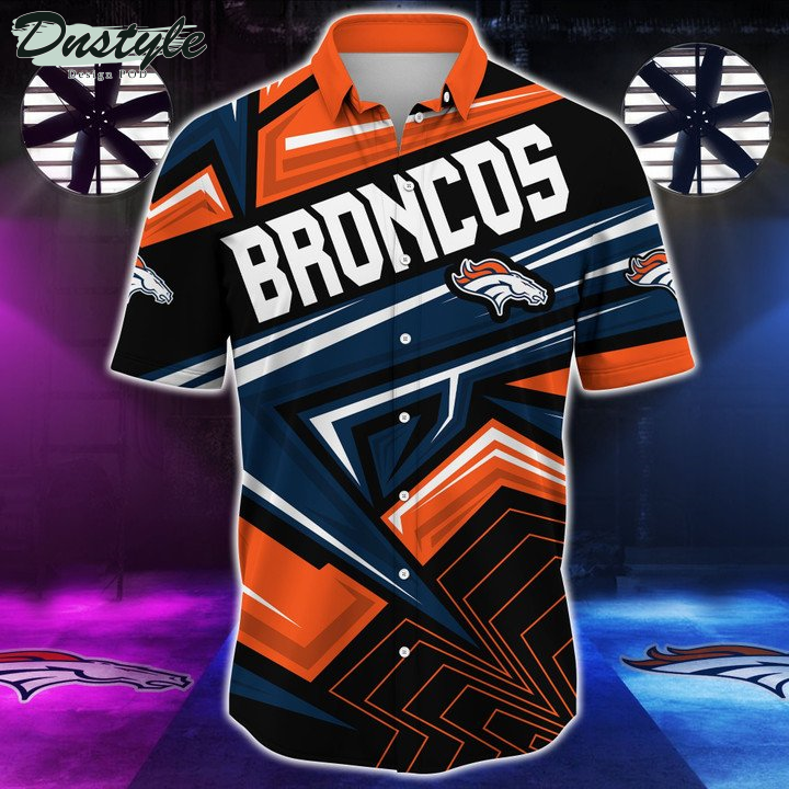 Denver Broncos Short Sleeve Hawaiian Shirt