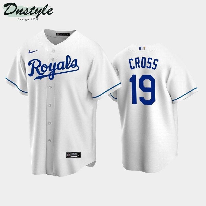 2022 MLB Draft Kansas City Royals Gavin Cross #19 White Home Jersey
