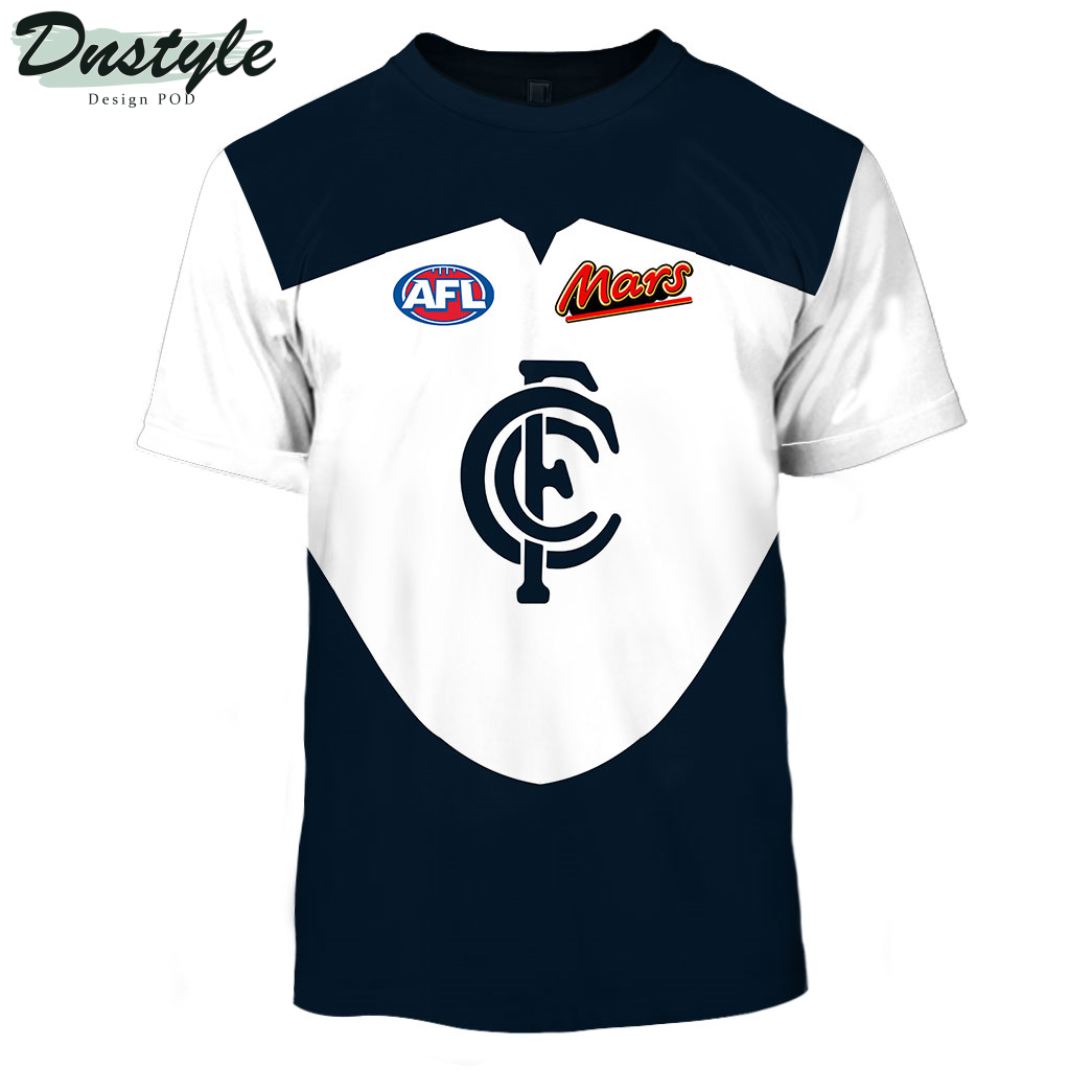 Carlton Blues AFL Version 3 Custom Hoodie Tshirt