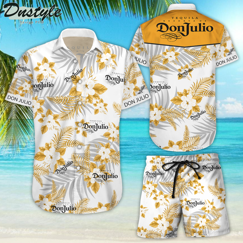 Don Julio Tequila Hawaiian Shirt Beach Shorts