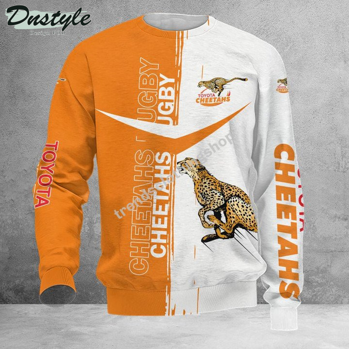 Cheetahs Rugby 3d Hoodie Tshirt