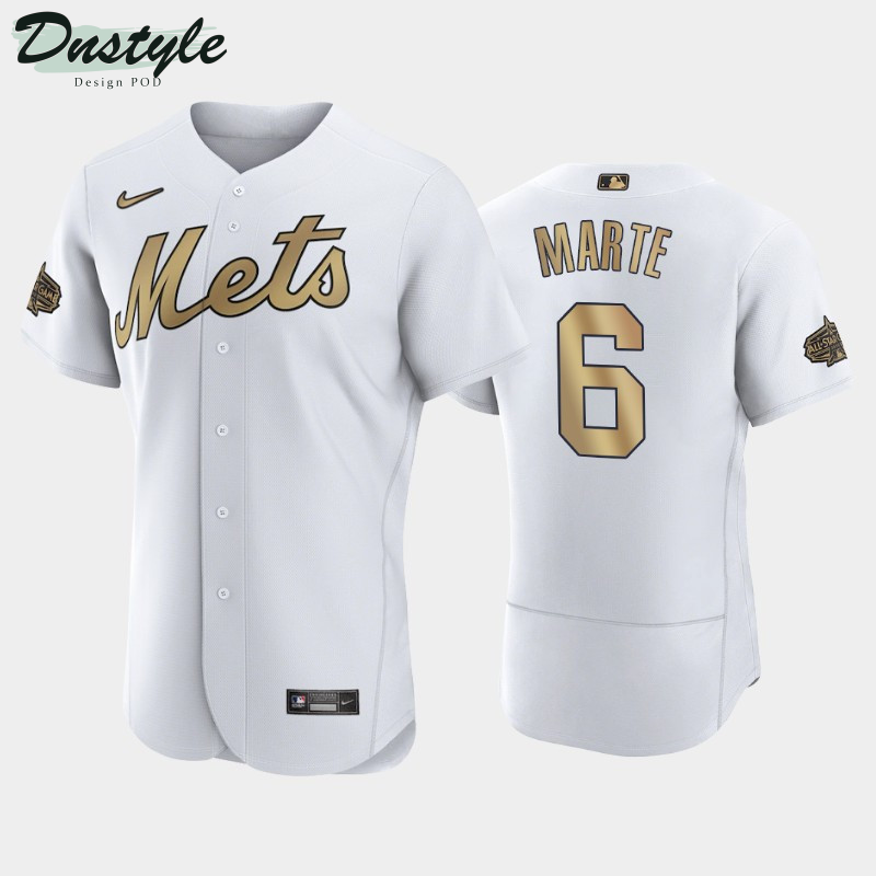 New York Mets Starling Marte #6 2022 MLB All-Star Game White Jersey