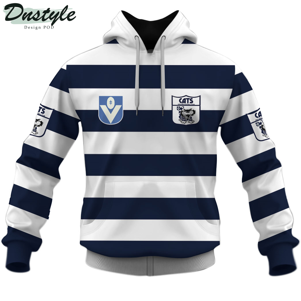 Geelong Cats FC AFL Version 2 Custom Hoodie Tshirt