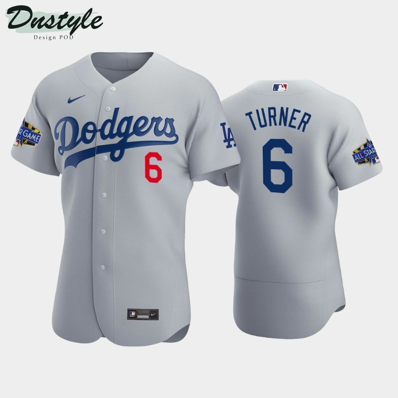 Los Angeles Dodgers Trea Turner #6 Alternate Gray 2022 MLB All-Star Game Jersey