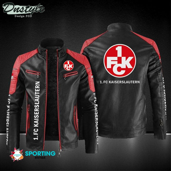 1. FC Kaiserslautern Block Sport Leather Jacket