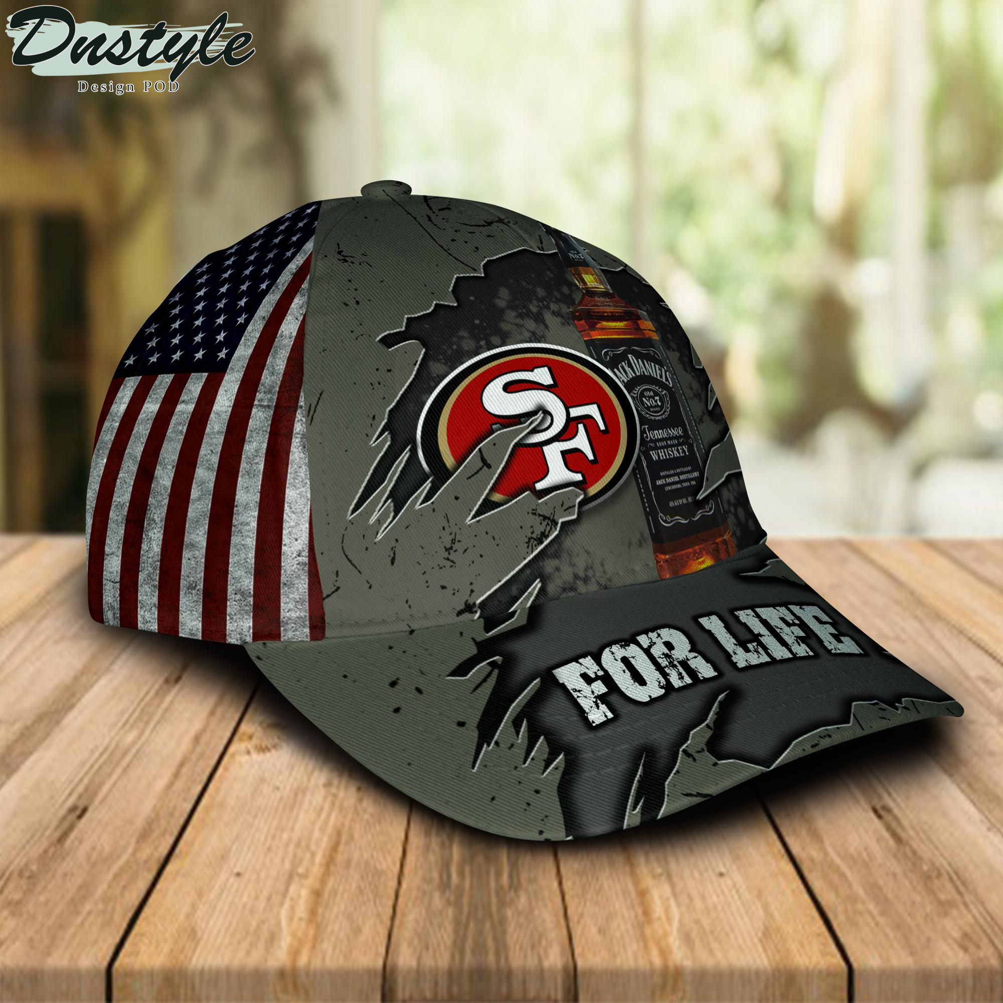 San Francisco 49ers Jack Daniels For Life Classic Cap