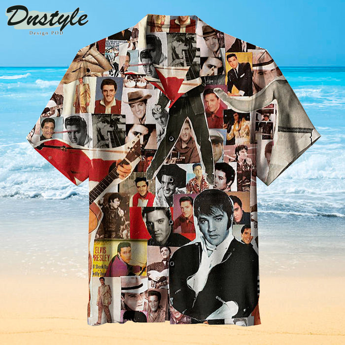 Elvis Presley Collage Hawaiian Shirt