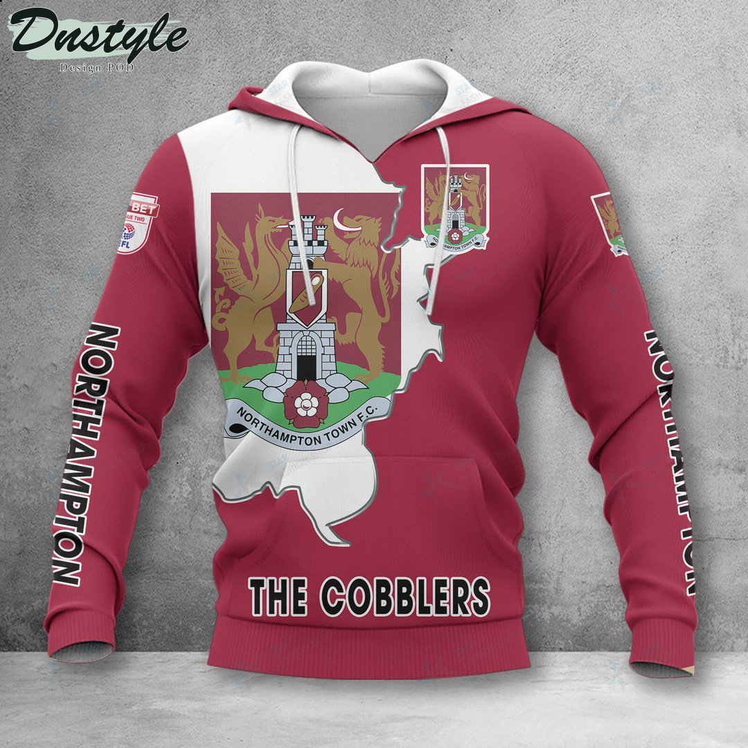 Northampton Town F.C The Cobblers Hoodie Tshirt