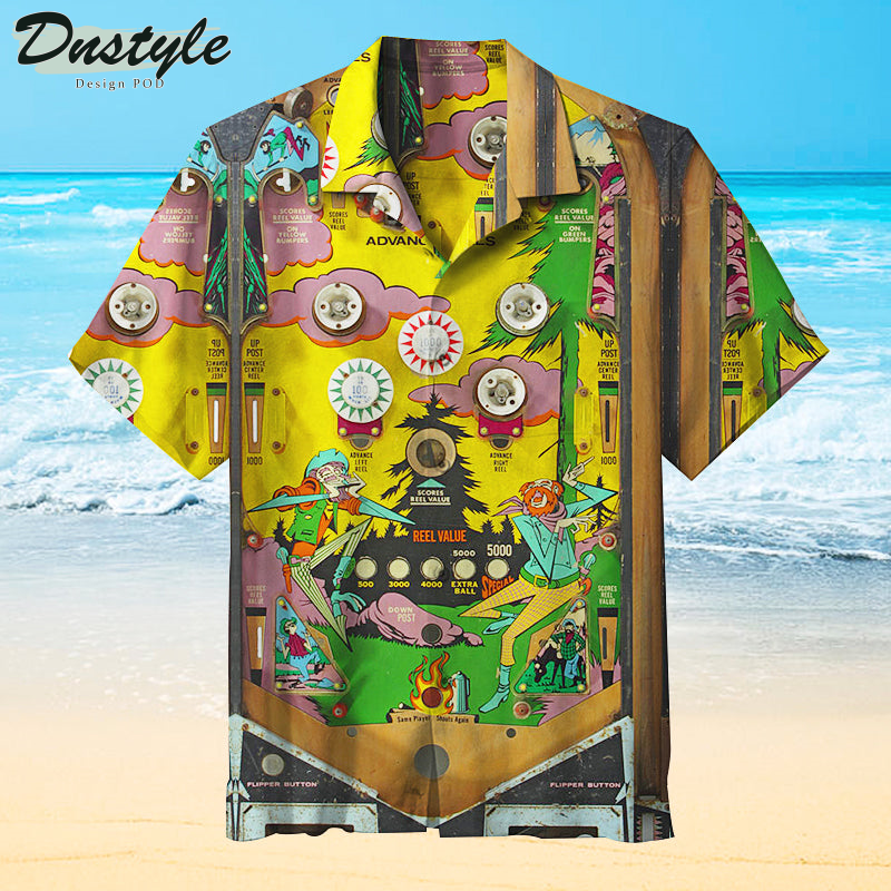 1970s Pinball Hawaiian Shirt