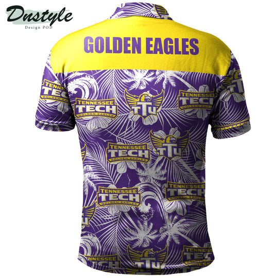 Tennessee Tech Golden Eagles Tropical Seamless Polo Shirt