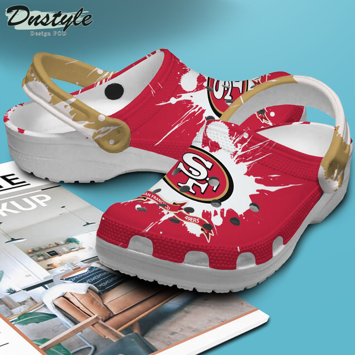 San Francisco 49ers Personalized Crocs Clog Shoes