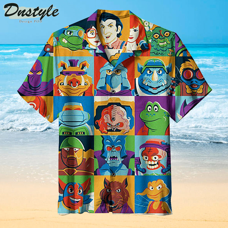 Ninja Turtles Collage Hawaiian Shirt