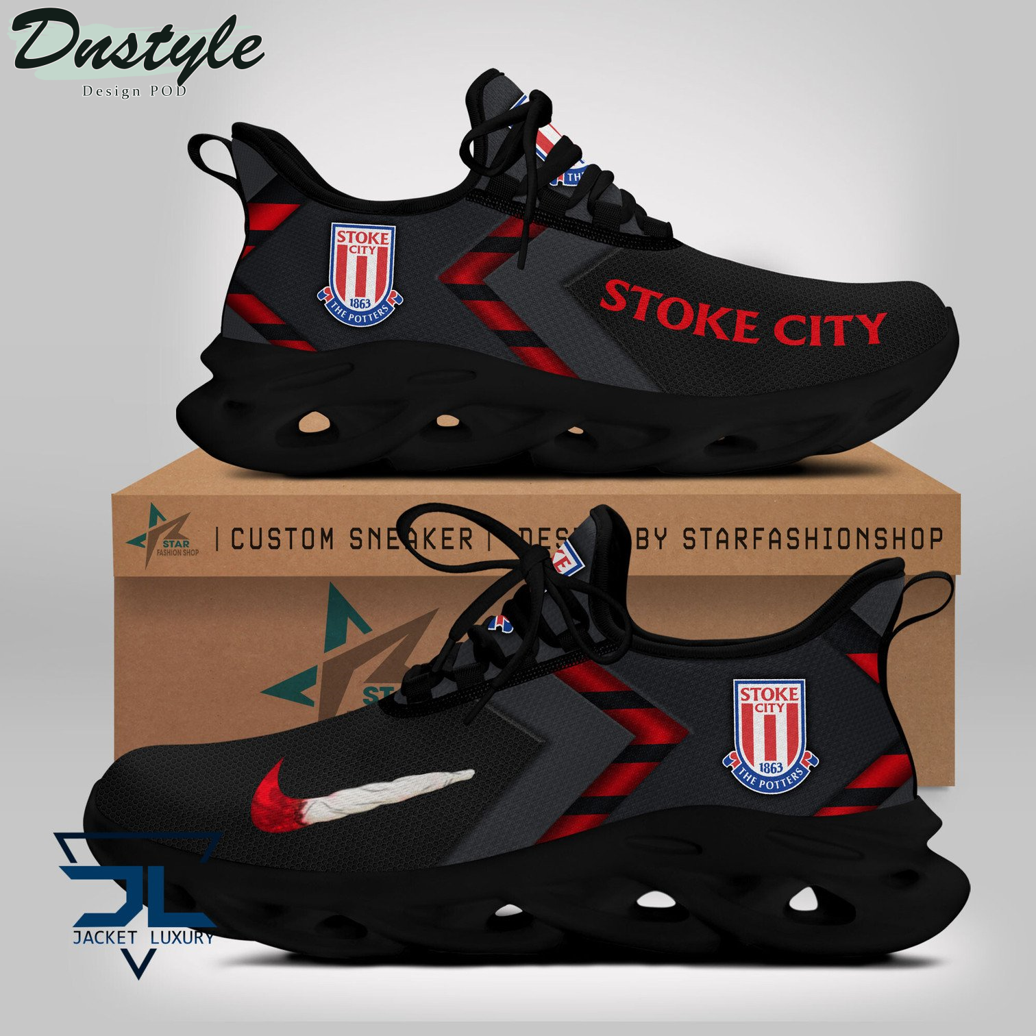 Stoke City F.C Nike Clunky Max Soul Sneakers