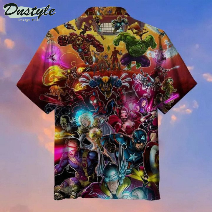 X-men & Avengers Hawaiian Shirt