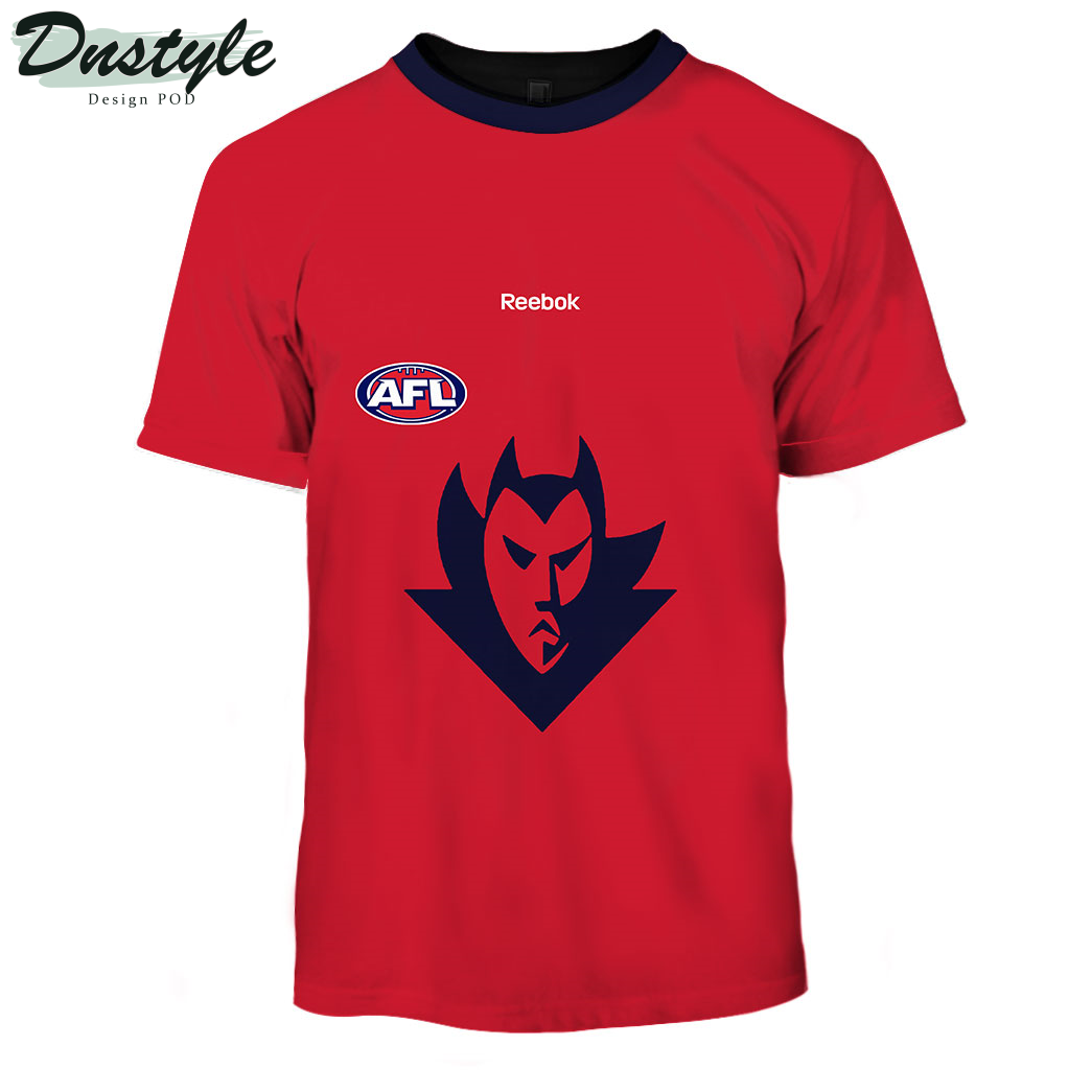 Melbourne Demons FC AFL Version 4 Custom Hoodie Tshirt