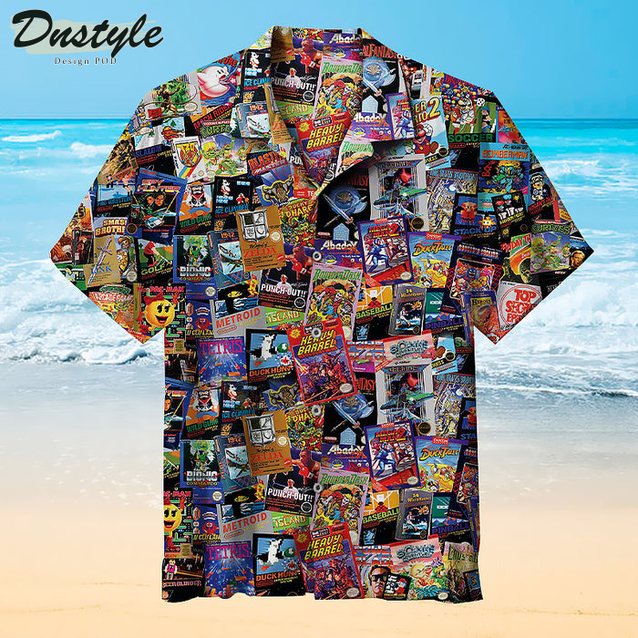 Retro Video Game Hawaiian Shirt
