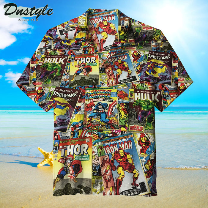 Marvel Comics Universe Comic Hawaiian Shirt