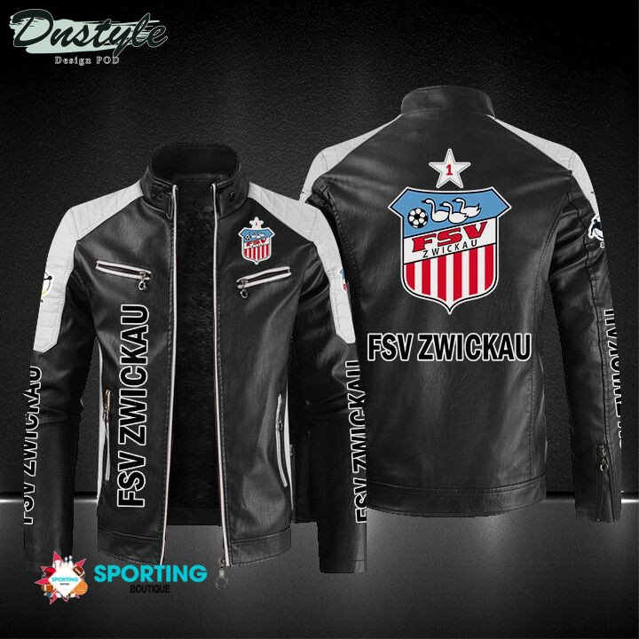 FSV Zwickau Block Sport Leather Jacket