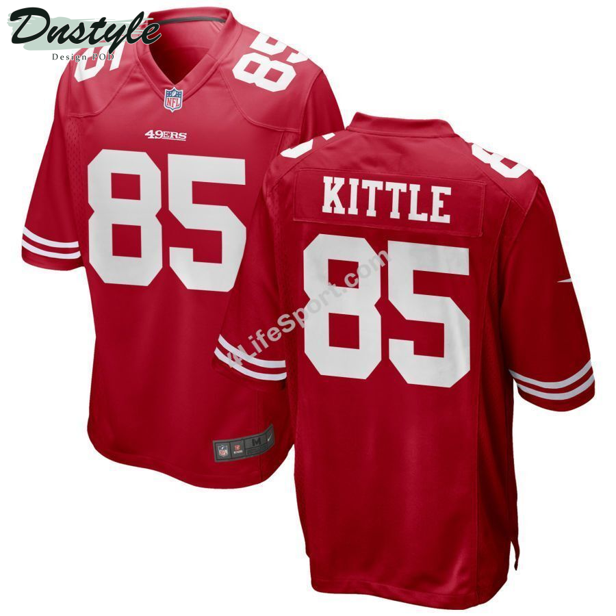George Kittle 85 San Francisco 49ers Red Football Jersey