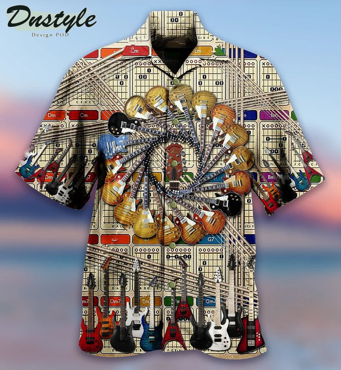 Guitar And Guitar Hawaiian Shirt