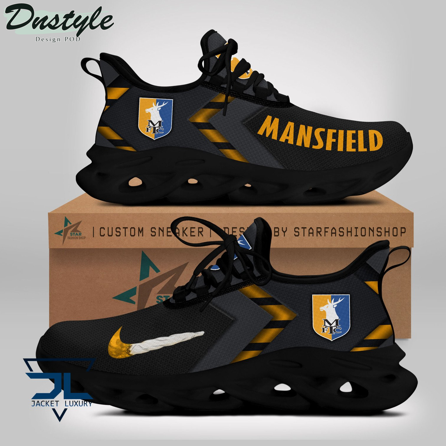 Mansfield Town Nike Clunky Max Soul Sneakers