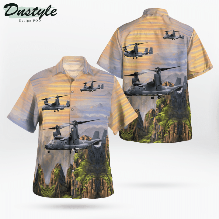 Bell Boeing V-22 Osprey Hawaiian Shirt