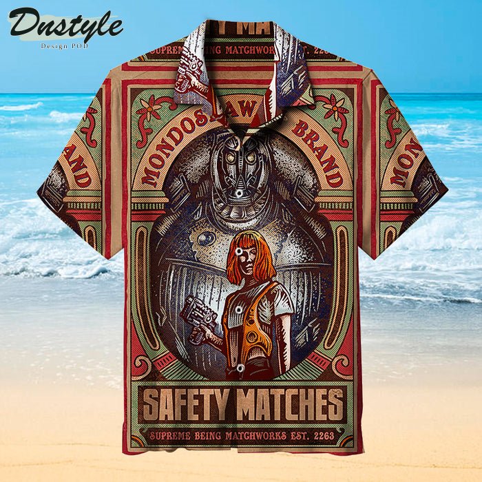Fifth Element Matchbox Art Hawaiian Shirt
