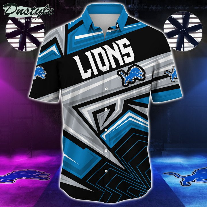 Detroit Lions Short Sleeve Hawaiian Shirt