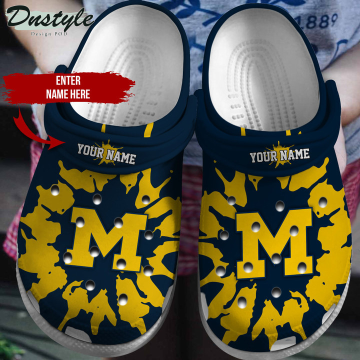 Michigan Personalized Crocs Clog Shoes