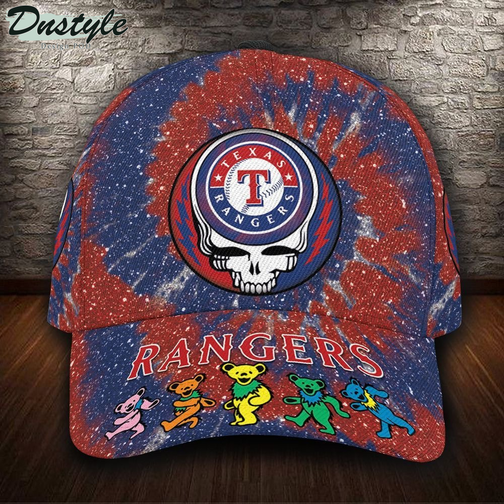 Texas Rangers And Grateful Dead Band Baseball Classic Cap