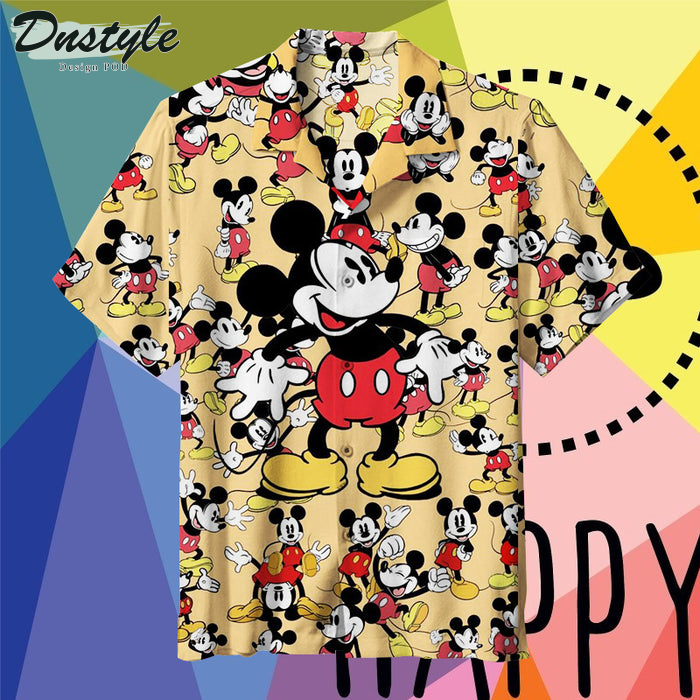 Mickey Mouse Collage Art Comic Hawaiian Shirt