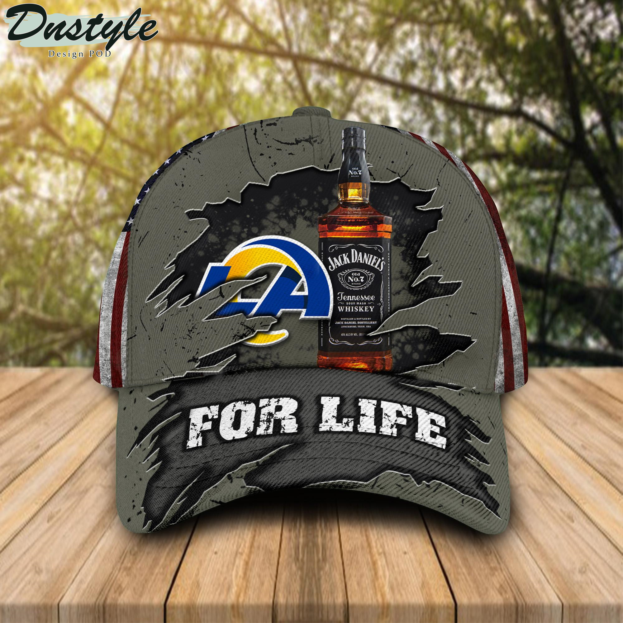 Los Angeles Rams Jack Daniels For Life Classic Cap