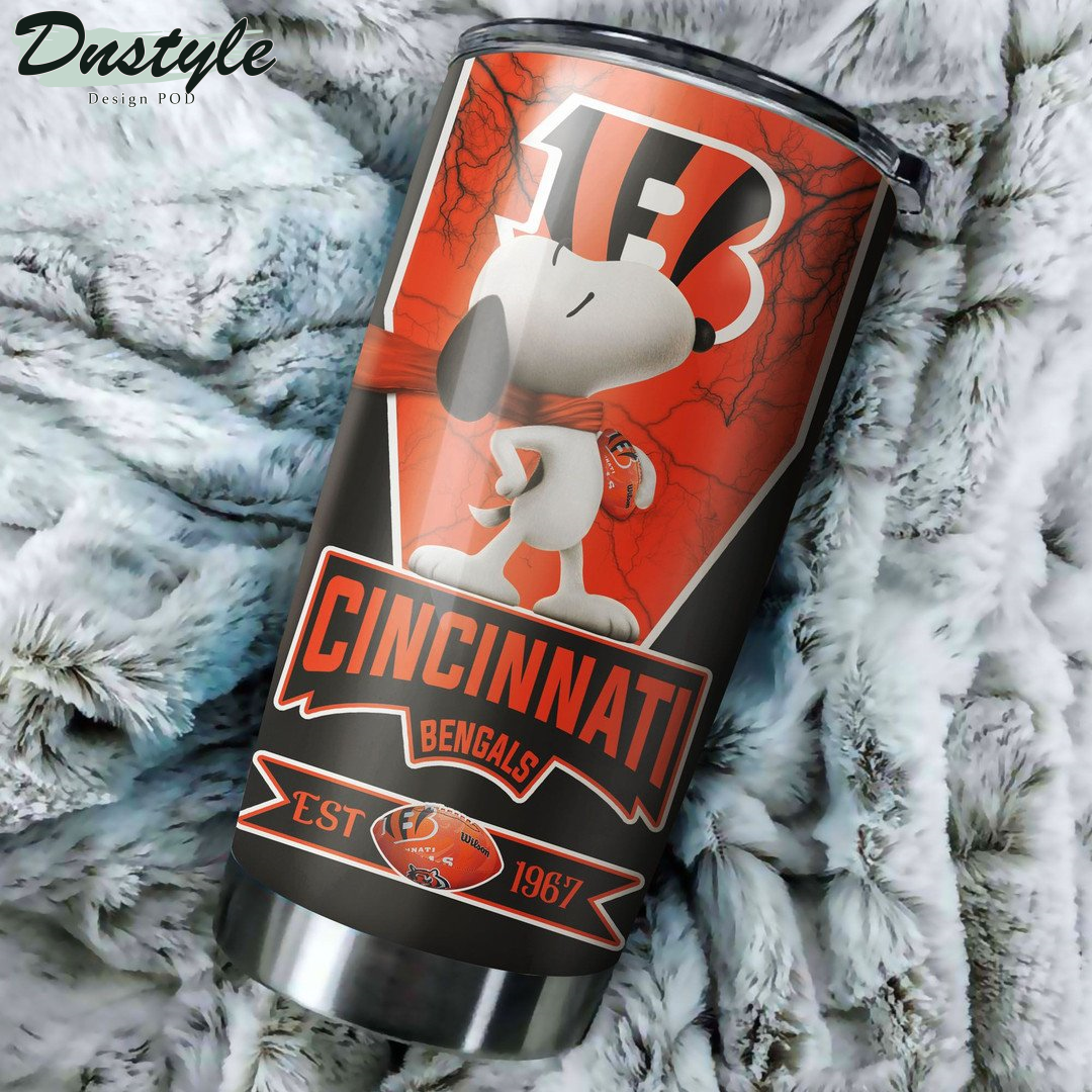 Cincinnati Bengals Snoopy Tumbler