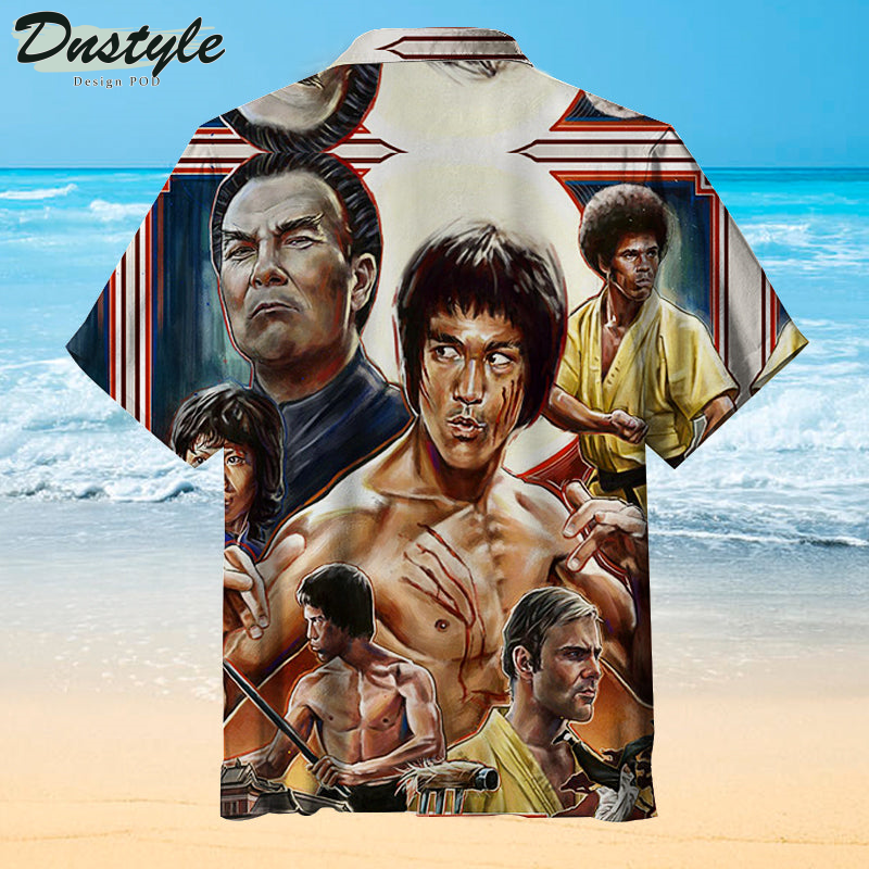 Bruce Lee Classic Kung Fu Hawaiian Shirt