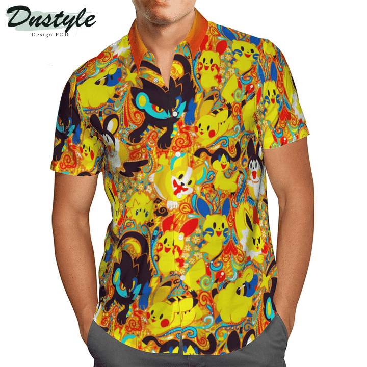Pokemon Electric Type Hawaiian Shirt