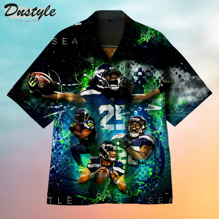 Seattle Seahawks Galaxy Hawaiian Shirt