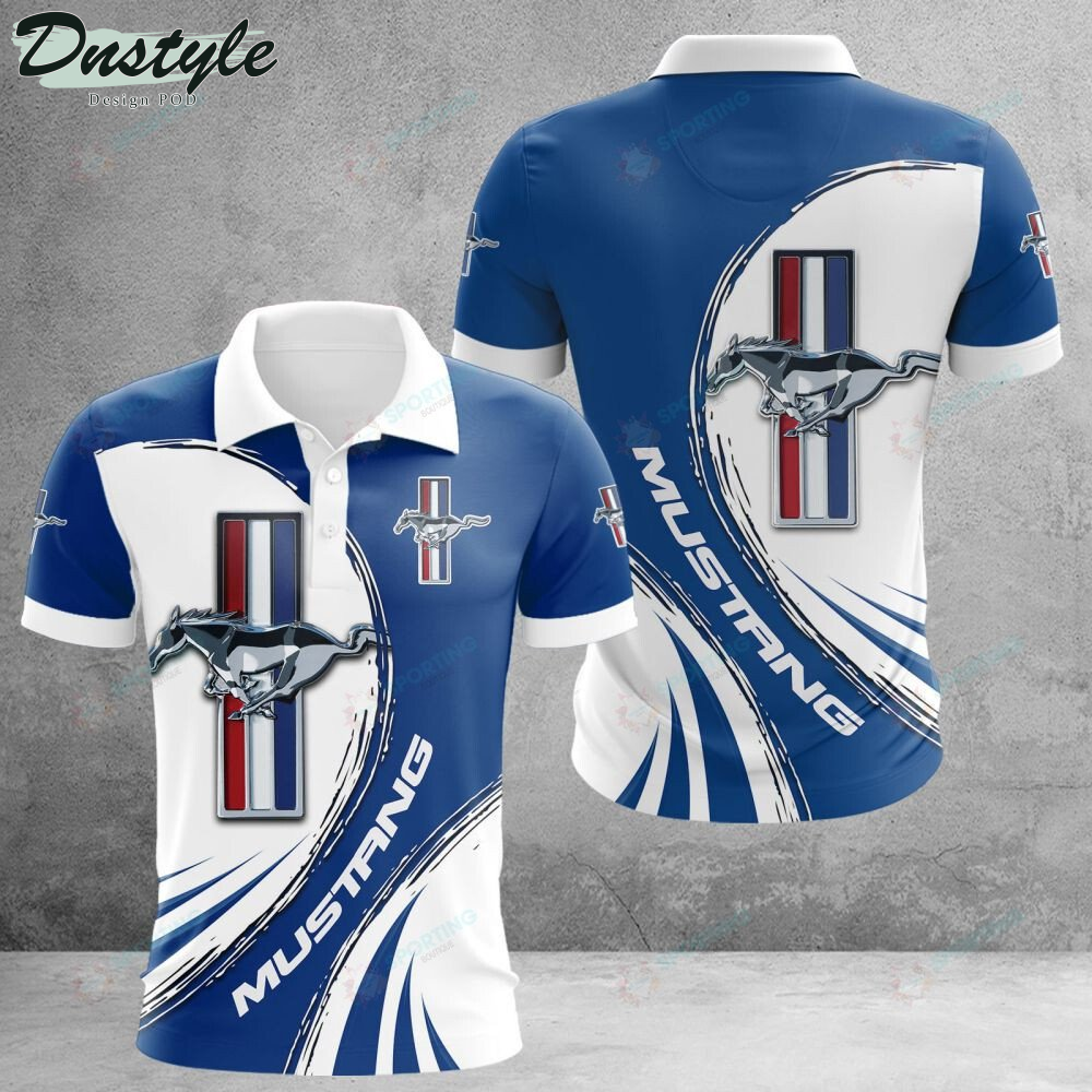 Ford Mustang 3d Polo Shirt
