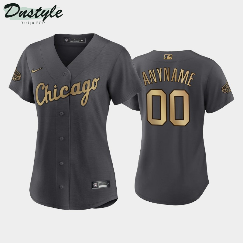 Women's Chicago White Sox Custom 2022 MLB All-Star Game Charcoal Jersey