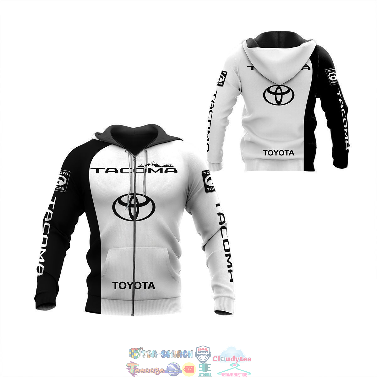Toyota Tacoma ver 4 3D hoodie and t-shirt
