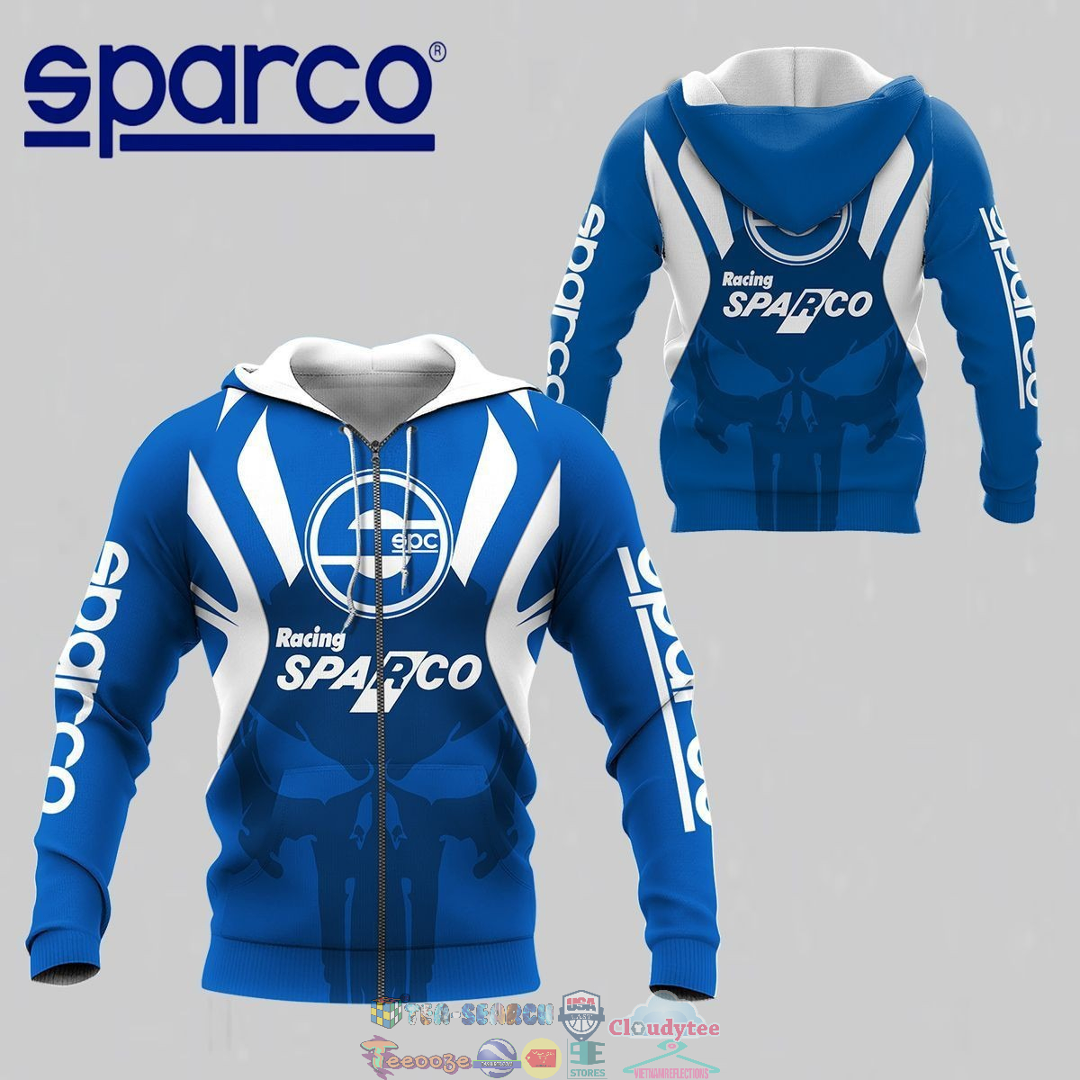 Sparco ver 35 3D hoodie and t-shirt